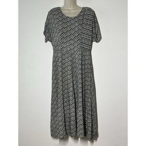 Ms.Choice Vintage Y2K Womens Midi Dress Cottagecore Ditzy Floral Size 8 Boho